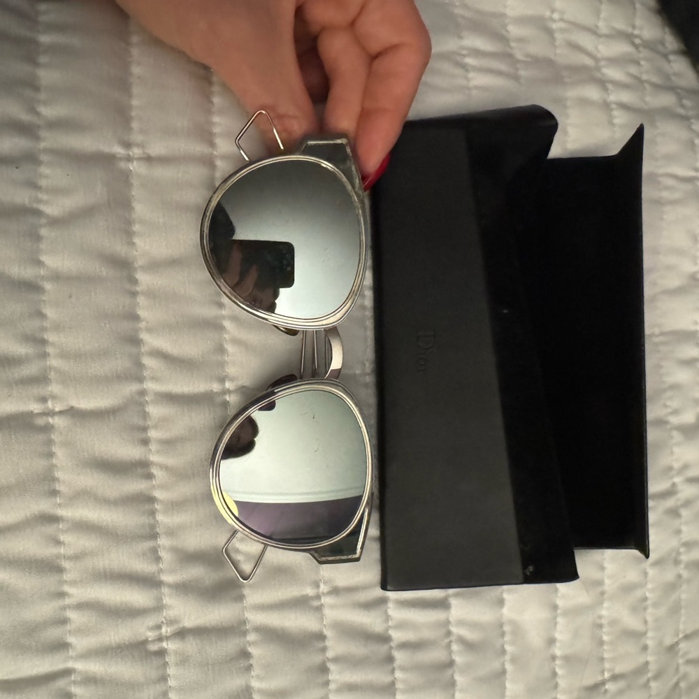 Authentic Christian Dior mirrored sunglasses
